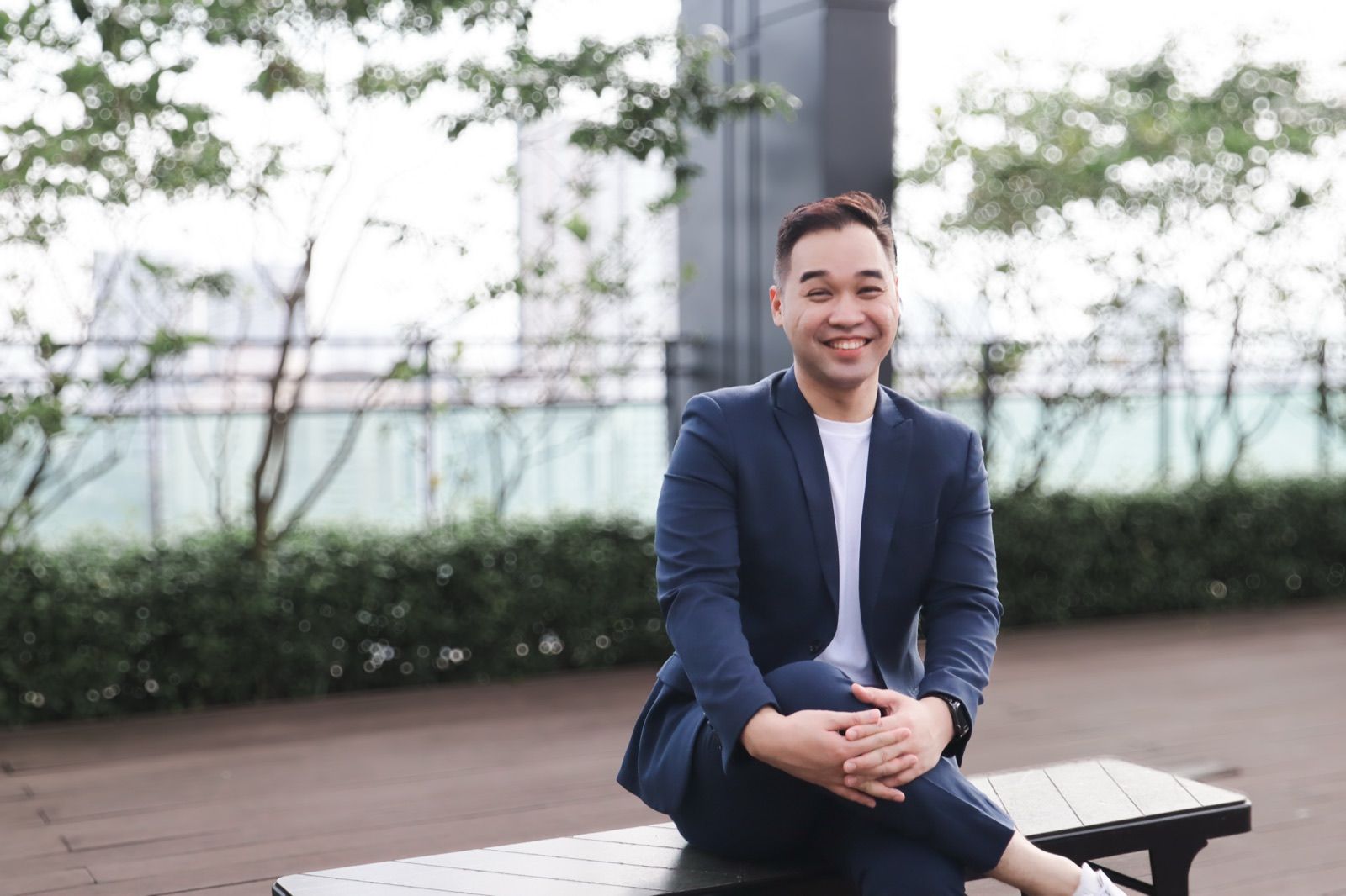 Portrait of Edward Chan Waihong, Positive Psychologist and founder of Posikata Consultancy